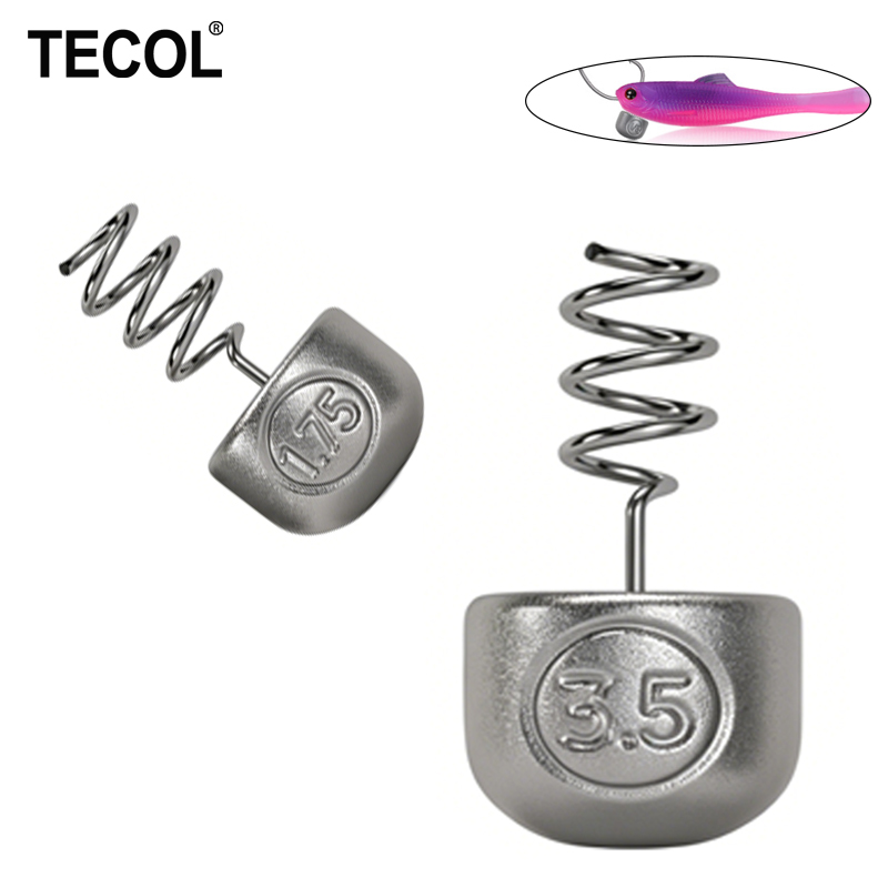 Fishing Equipment Lures - Piombo a molla a spirale TECOL