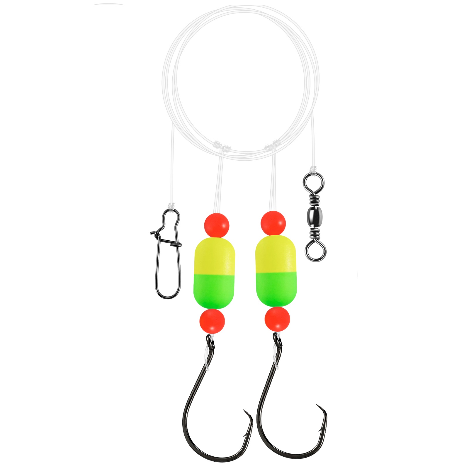 Snell Fishing Rig - 5 pz 100 cm Pompano Rigs