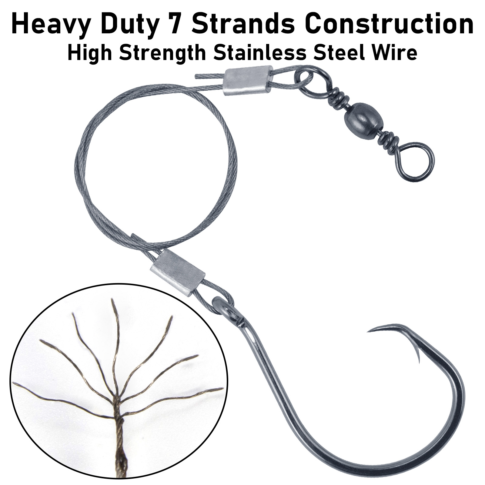 Snell Fishing Rig - Set da 5 Pezzi per Pesca