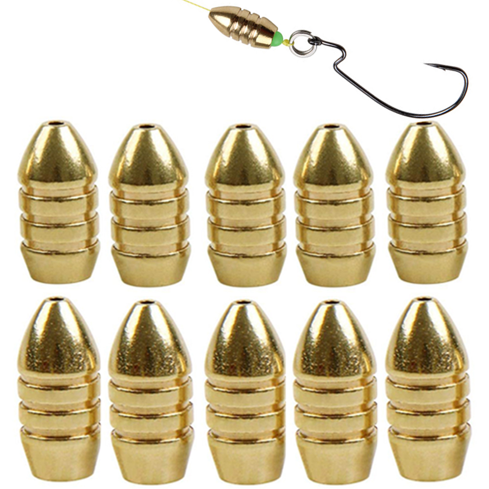 Trout Fishing Lure - 10 pezzi pesi da pesca in