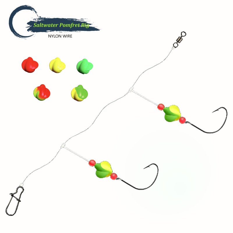 Snell Fishing Rig - 3/6 Pezzi Pompano Rigs Snell Float,