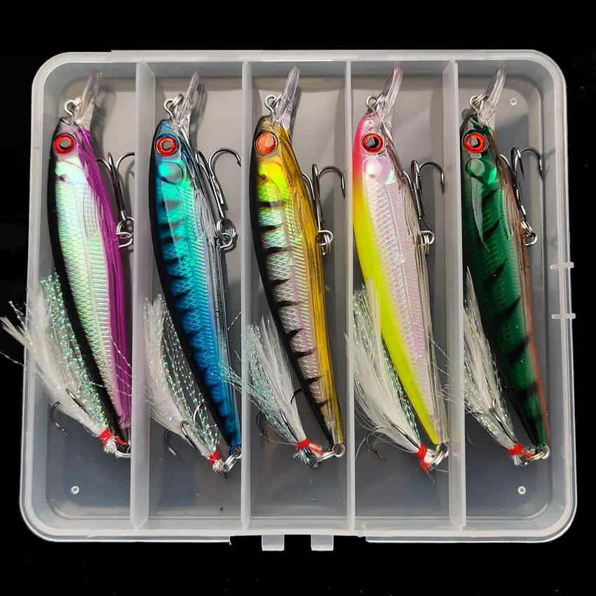 Fishing Lure - 5 pz/scatola Laser 3D Eyes Bionic
