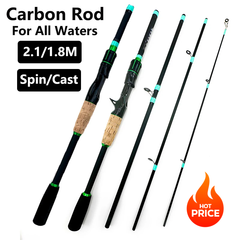 Trout Fishing Lure - Canna da Pesca Spinning per Casting