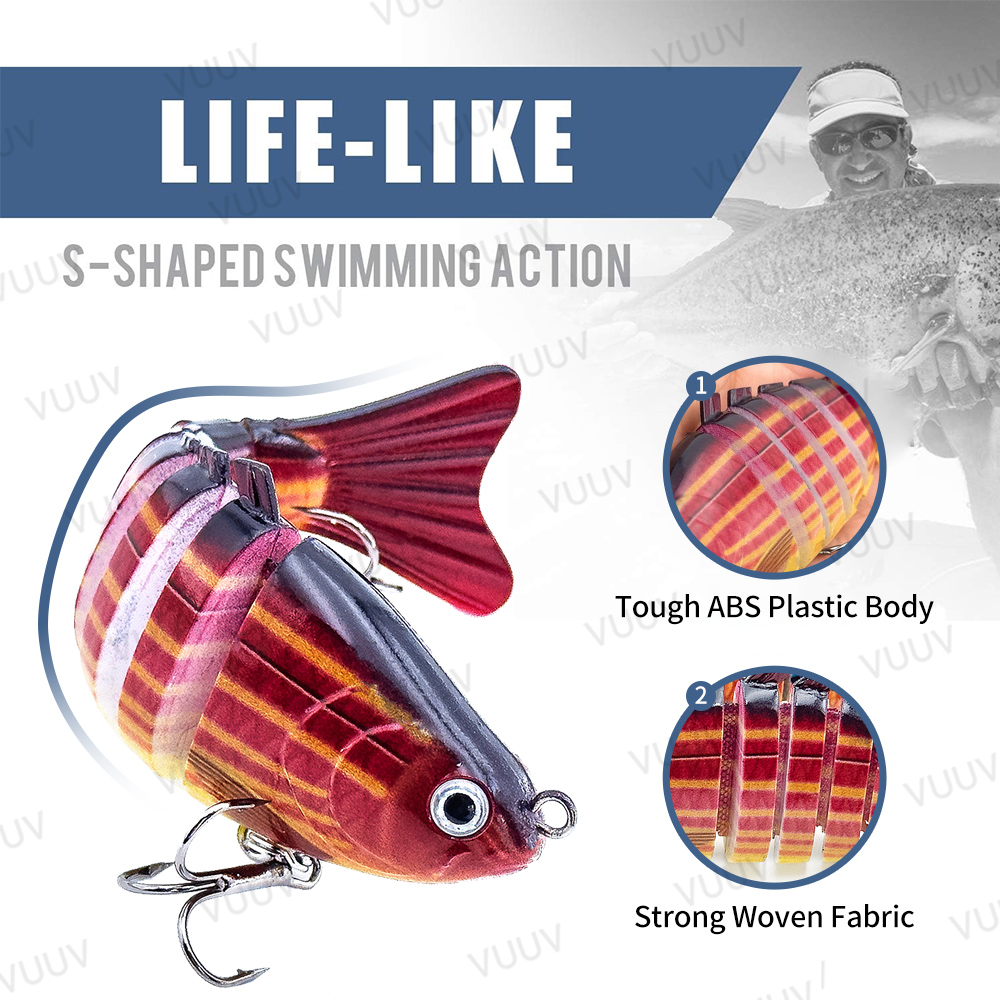 10 pz. Esche Artificiali Swimb - Trout Fishing Lure recensione e prezzo