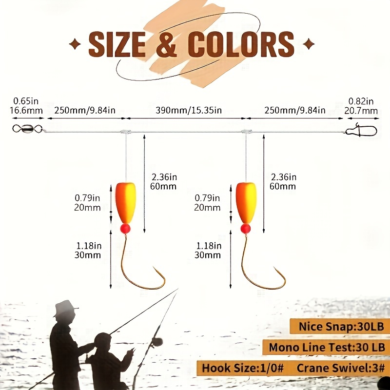 3 pezzi Pompano Rigs Impianti  - Snell Fishing Rig recensione e prezzo