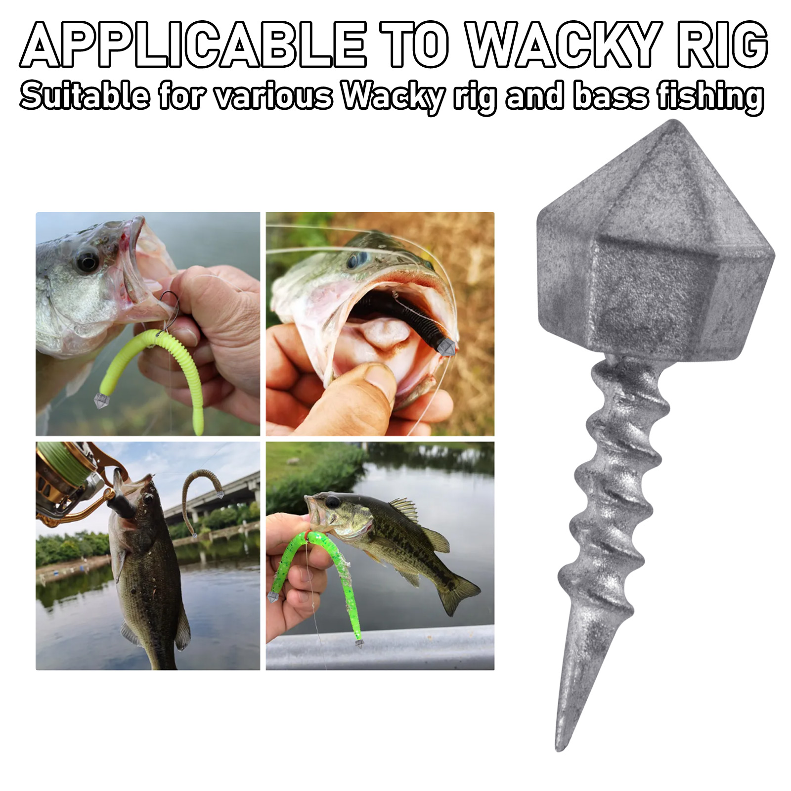 10 pz. Piombi da pesca a inser - Fishing Equipment Lures recensione e prezzo