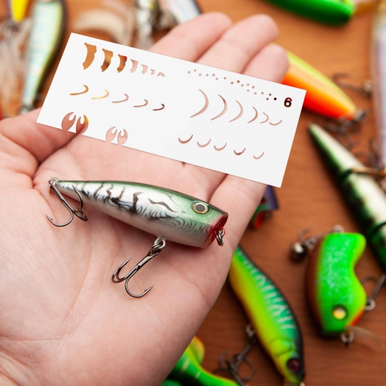 Stencil per pittura esche da p - Fishing Lure recensione e prezzo