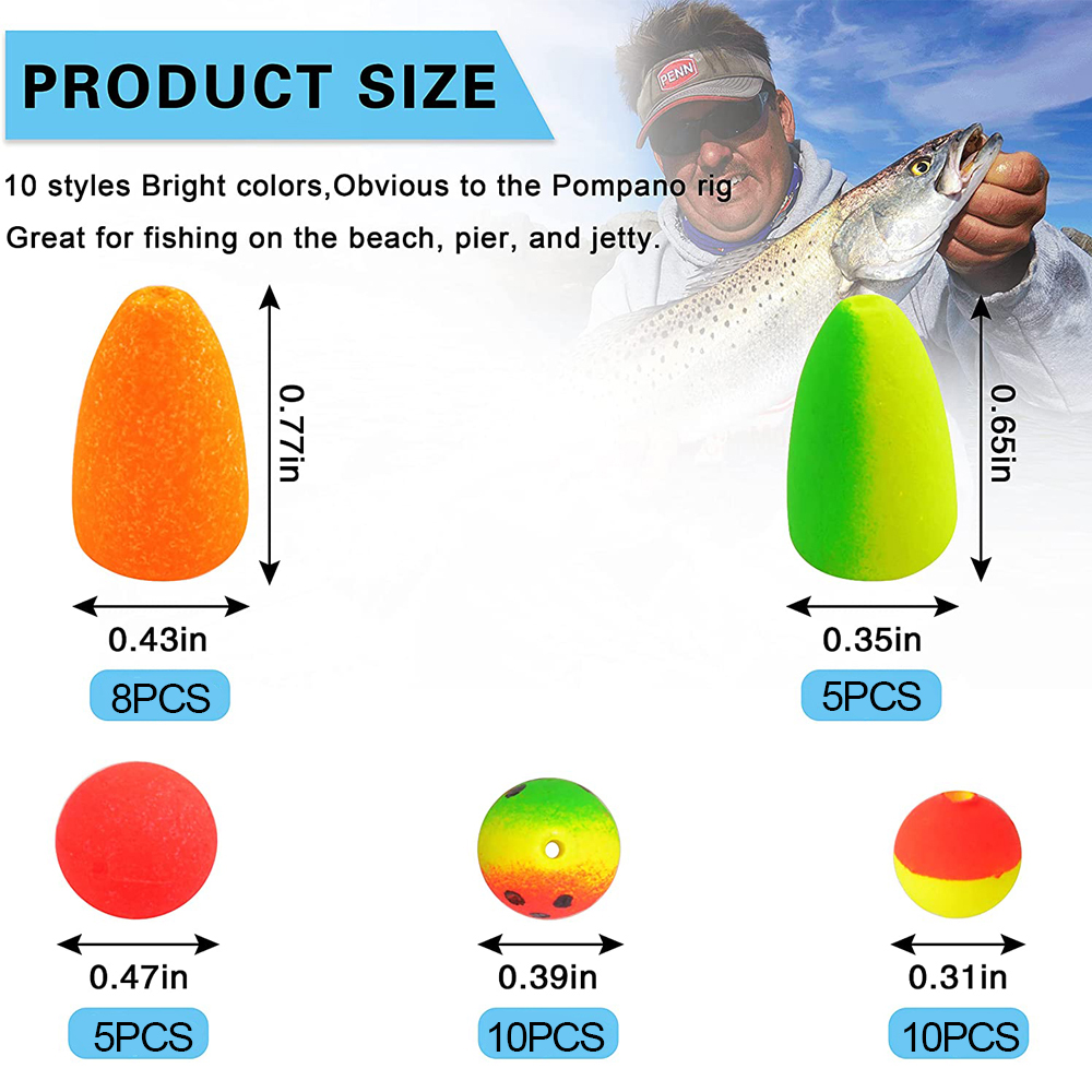 138 pz Pompano Rigs galleggian - Snell Fishing Rig recensione e prezzo