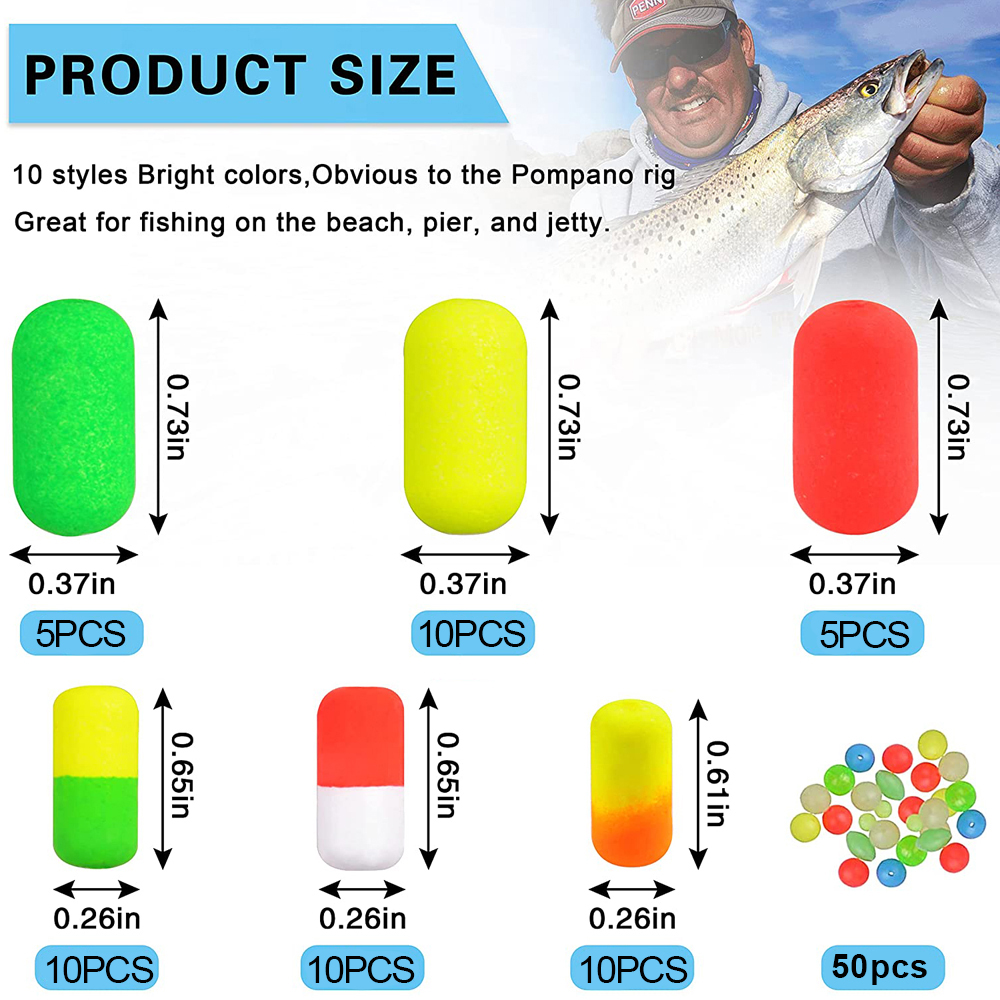 138 pz Pompano Rigs galleggian - Snell Fishing Rig recensione e prezzo